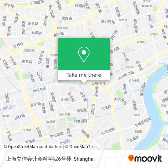 上海立信会计金融学院6号楼 map