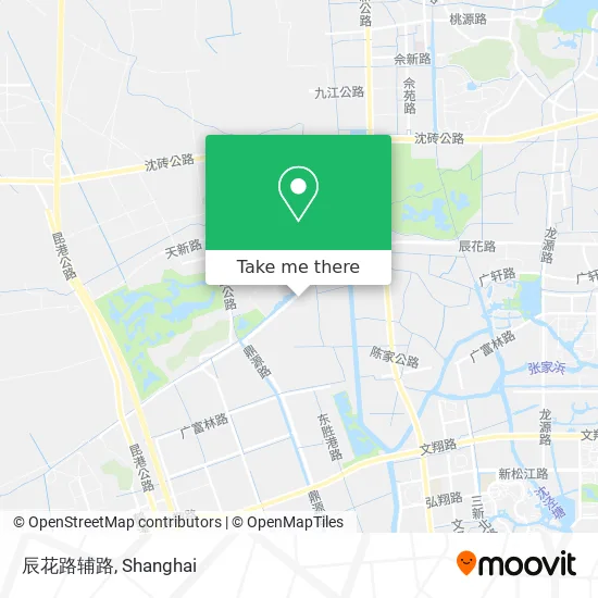辰花路辅路 map