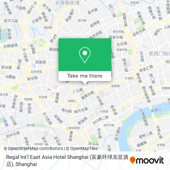 Regal Int'l East Asia Hotel Shanghai (富豪环球东亚酒店) map