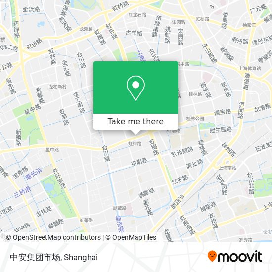 中安集团市场 map