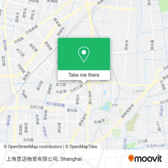 上海贯达物资有限公司 map