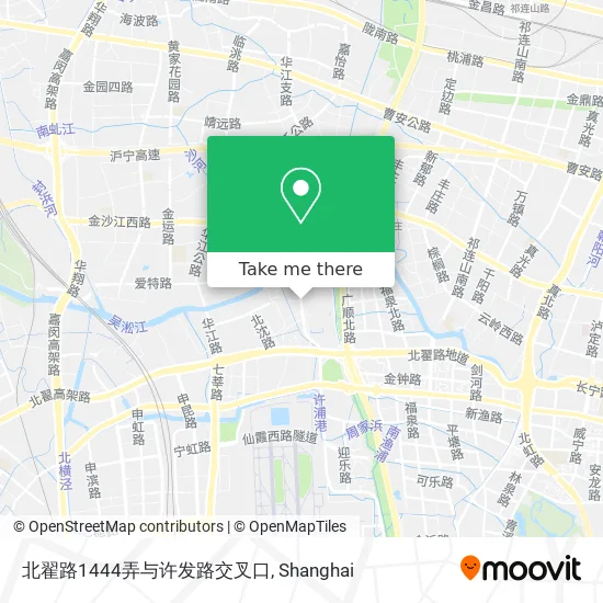 北翟路1444弄与许发路交叉口 map
