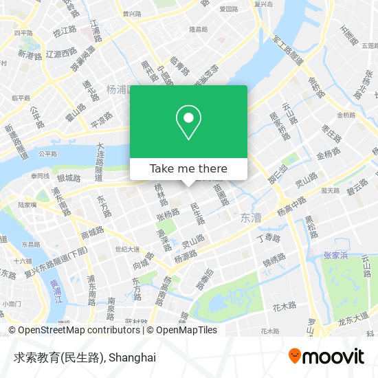 求索教育(民生路) map
