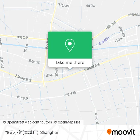 符记小菜(奉城店) map