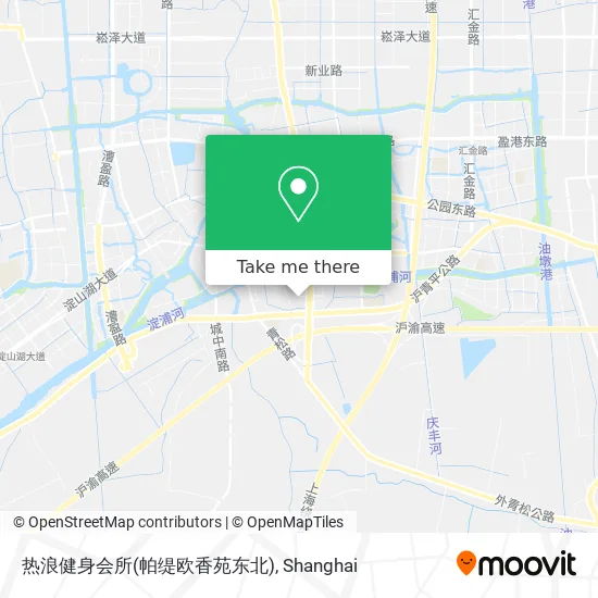 热浪健身会所(帕缇欧香苑东北) map