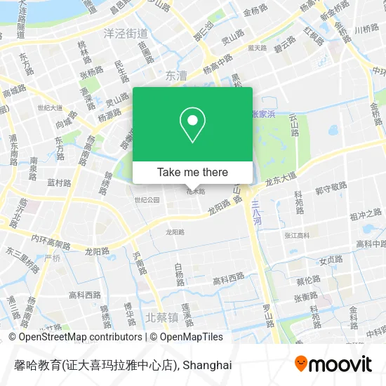 馨哈教育(证大喜玛拉雅中心店) map