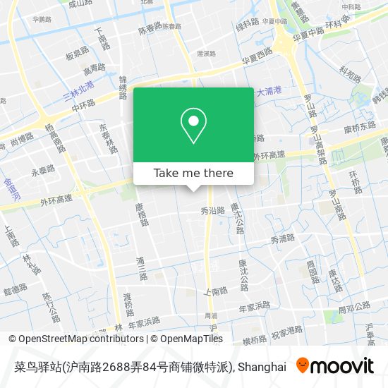 菜鸟驿站(沪南路2688弄84号商铺微特派) map