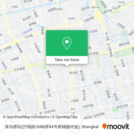 菜鸟驿站(沪南路2688弄84号商铺微特派) map