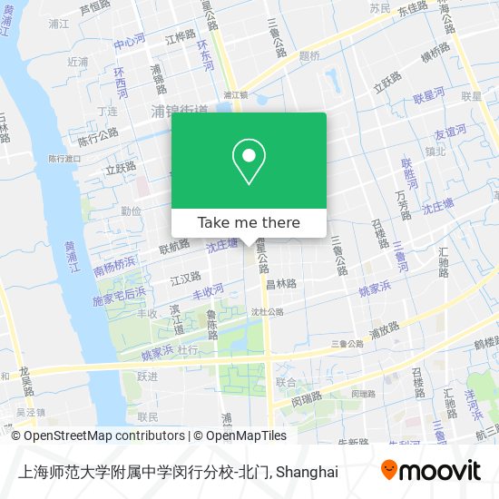 上海师范大学附属中学闵行分校-北门 map