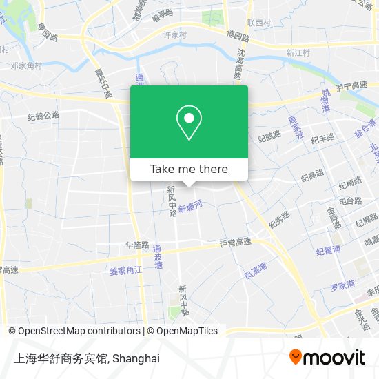 上海华舒商务宾馆 map