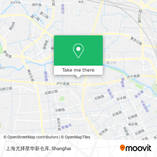 上海尤择星华新仓库 map