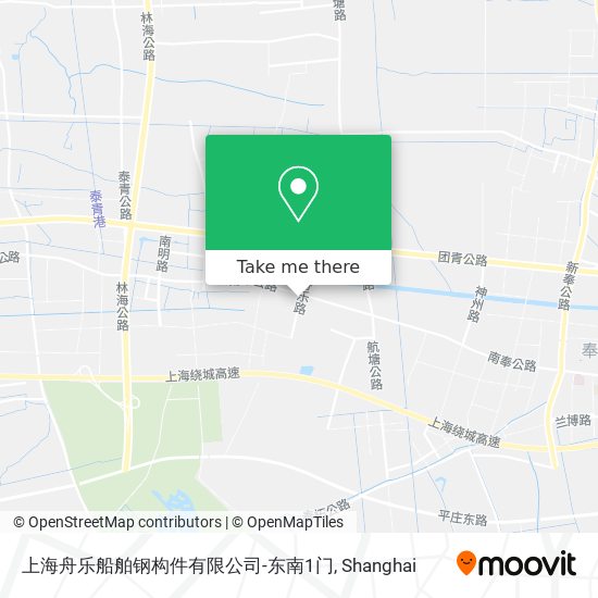 上海舟乐船舶钢构件有限公司-东南1门 map