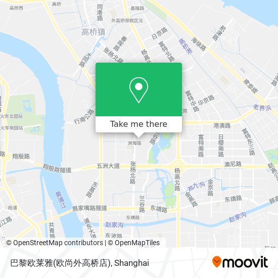 巴黎欧莱雅(欧尚外高桥店) map