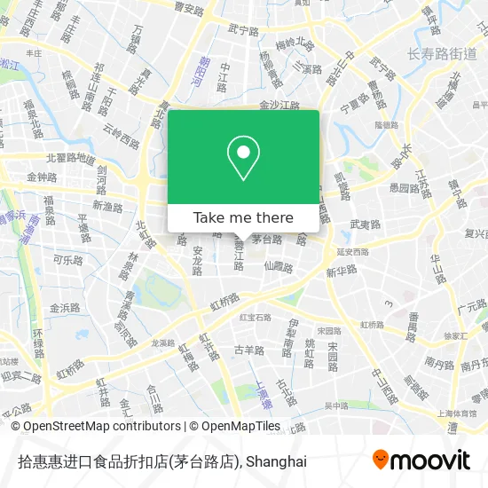 拾惠惠进口食品折扣店(茅台路店) map