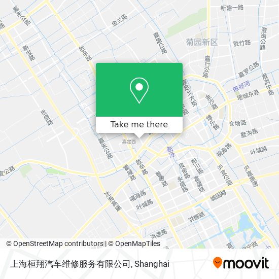 上海桓翔汽车维修服务有限公司 map