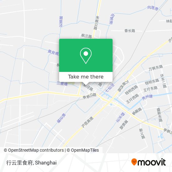 行云里食府 map
