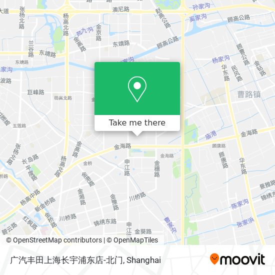 广汽丰田上海长宇浦东店-北门 map