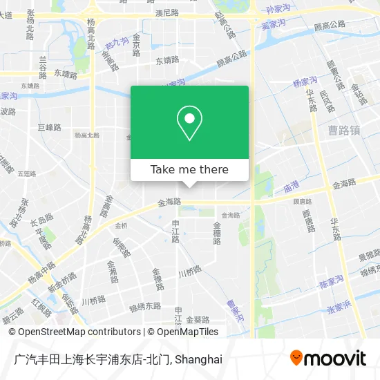广汽丰田上海长宇浦东店-北门 map