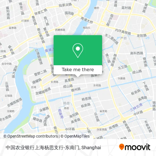 中国农业银行上海杨思支行-东南门 map