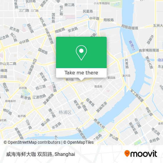 威海海鲜大咖 双阳路 map