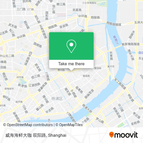 威海海鲜大咖 双阳路 map