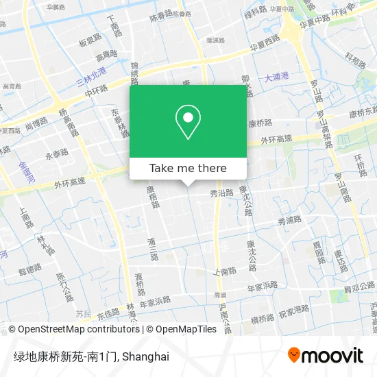 绿地康桥新苑-南1门 map