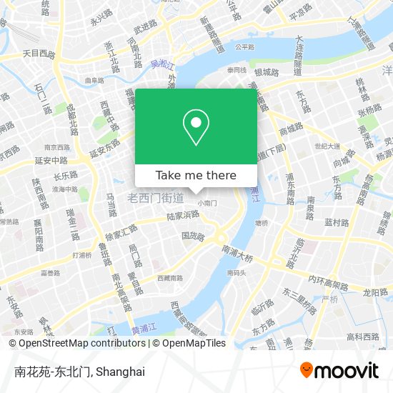 南花苑-东北门 map