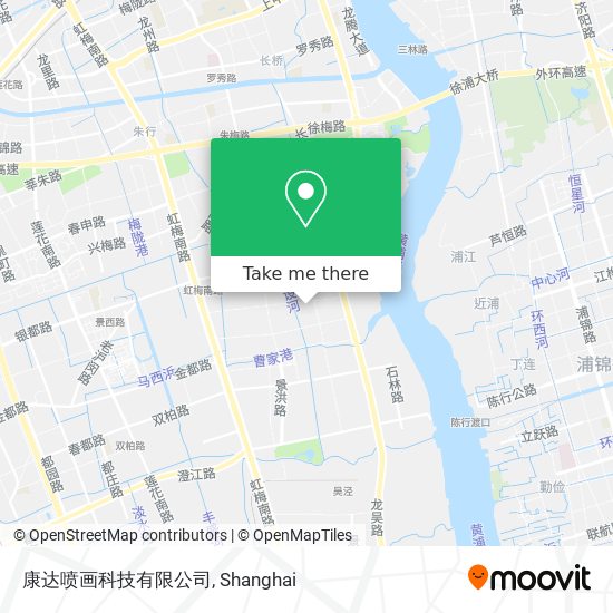 康达喷画科技有限公司 map