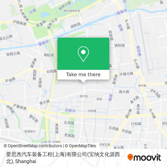 爱思杰汽车装备工程(上海)有限公司(宝纳文化源西北) map