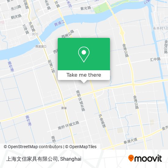 上海文信家具有限公司 map