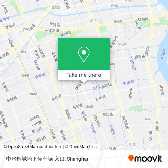 中冶锦城地下停车场-入口 map