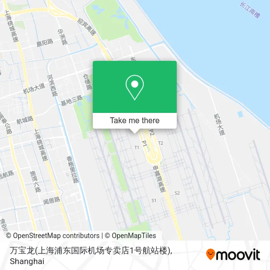 万宝龙(上海浦东国际机场专卖店1号航站楼) map