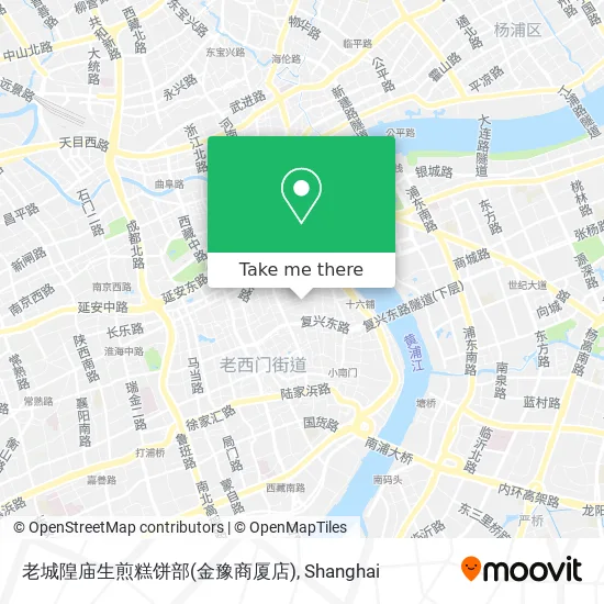 老城隍庙生煎糕饼部(金豫商厦店) map