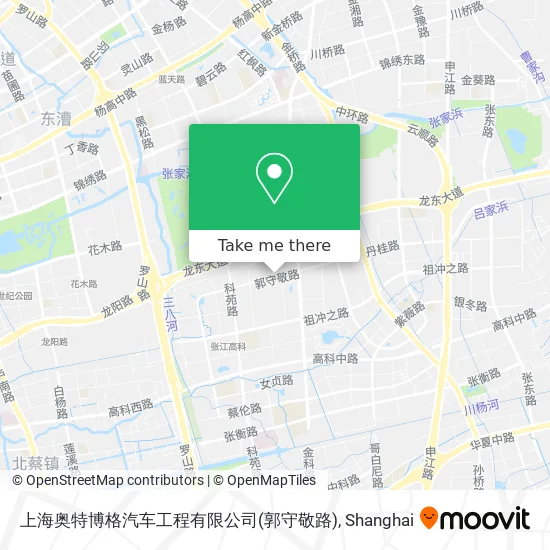 上海奥特博格汽车工程有限公司(郭守敬路) map