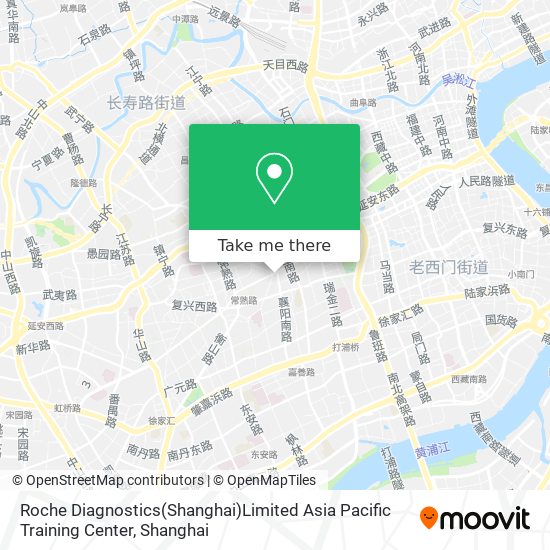 Roche Diagnostics(Shanghai)Limited Asia Pacific Training Center map