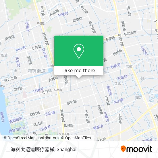 上海科太迈迪医疗器械 map