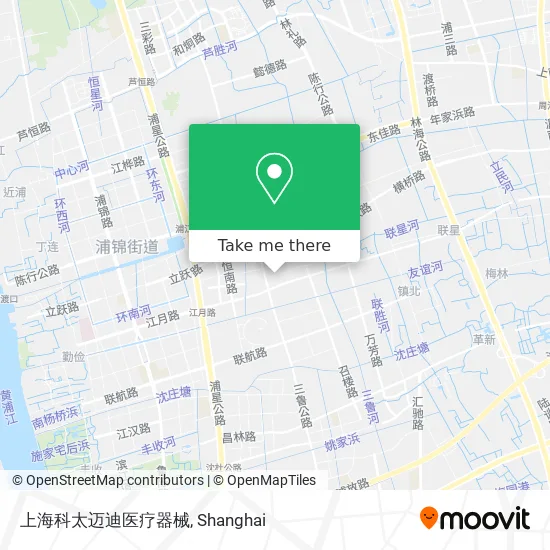 上海科太迈迪医疗器械 map