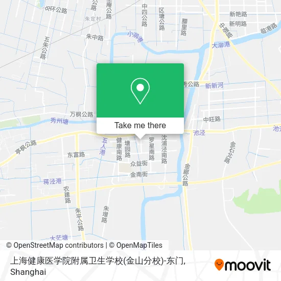 上海健康医学院附属卫生学校(金山分校)-东门 map
