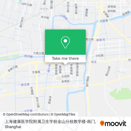 上海健康医学院附属卫生学校金山分校教学楼-南门 map