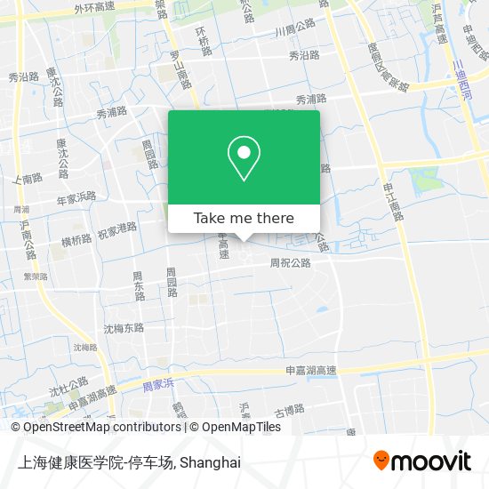 上海健康医学院-停车场 map