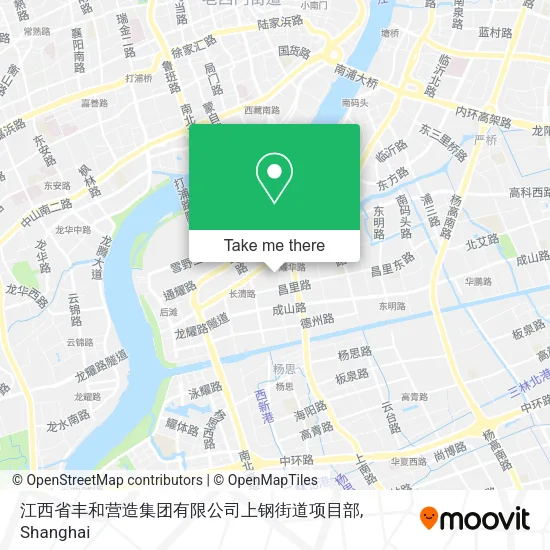 江西省丰和营造集团有限公司上钢街道项目部 map