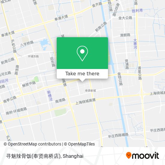 寻魅辣骨饭(奉贤南桥店) map