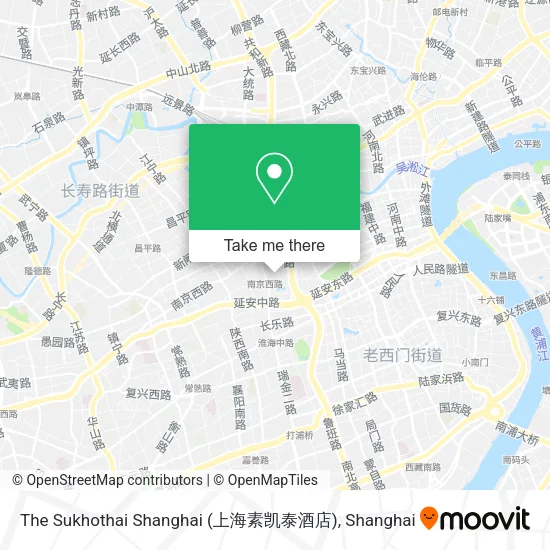 The Sukhothai Shanghai (上海素凯泰酒店) map