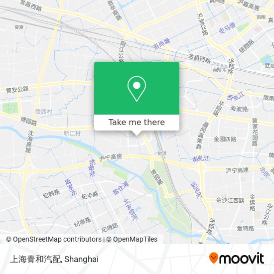 上海青和汽配 map