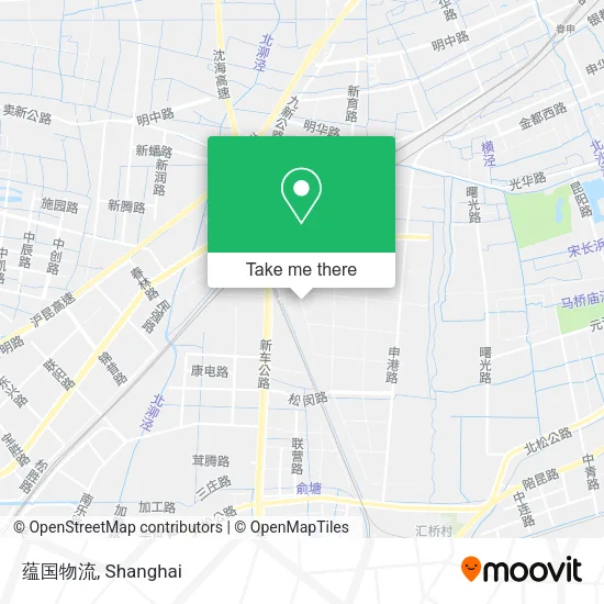 蕴国物流 map