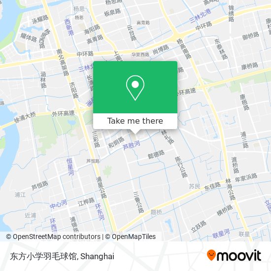 东方小学羽毛球馆 map