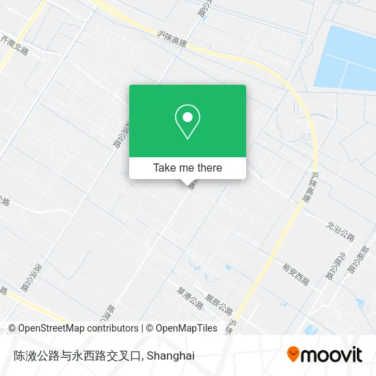 陈滧公路与永西路交叉口 map