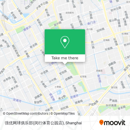 强优网球俱乐部(闵行体育公园店) map