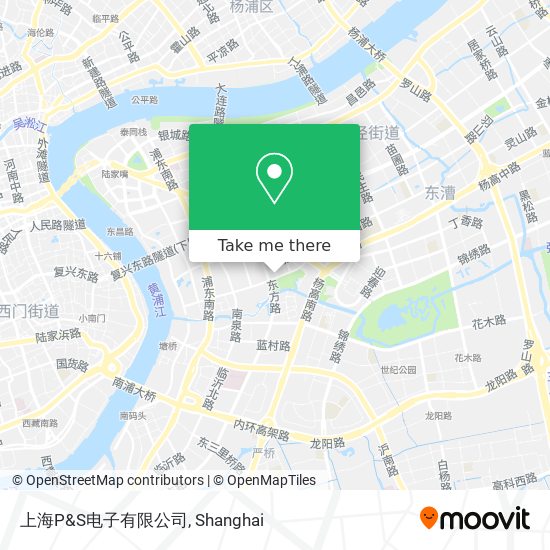 上海P&S电子有限公司 map