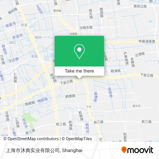 上海市沐典实业有限公司 map
